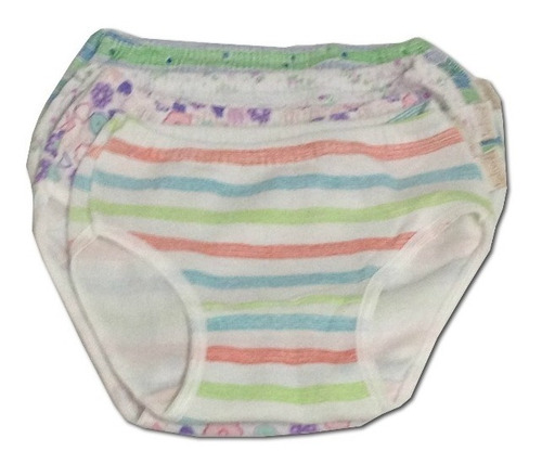 Pack 12 Bombachas Nena Jaliné 4a12 Años Ropa Intrior X Mayor