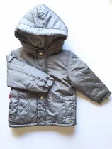 Comprar Campera Inflable Polar Capucha Infantil Roja Gris Negra Nena