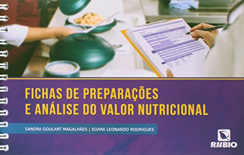 Libro Ficha De Preparacoes E Analise Do Valor Nutricional
