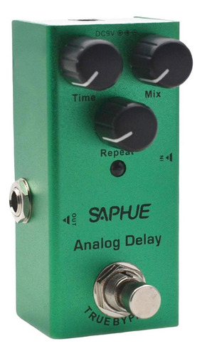 // Pedal De Guitarra, Mini Compacto Com Para Atraso