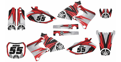 Adesivo Compatível Com Moto Cross Yz 250 400 426f 20mm Lm138