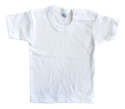 Imagen 2 de 3 de Playera Para Bebé Tallas 1,2,3 Manga Corta 100% Algodón Bca