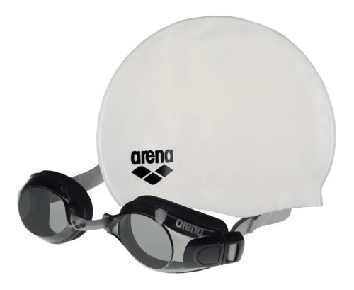 Set De Goggles Y Gorra Arena Para Natación Adulto