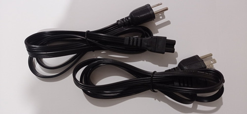 Cable Poder Tipo Trébol Para Laptop De 1.8 Mts Buena Calidad
