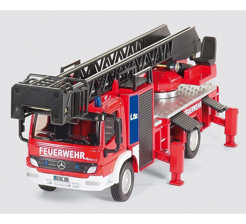 Siku 2106 Camión De Bomberos C/escalera E 1:50 Mb - Metal