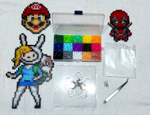 Pack Inicial 15 Colores Hama/artkal/perler Beads 5mm