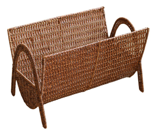 Cesta De Almacenamiento Para Revistero De Imitación De