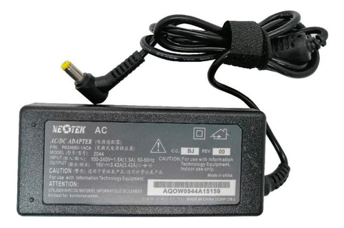 Adaptador Neotek, Para Acer 19v, 3.42a Punta Amarilla