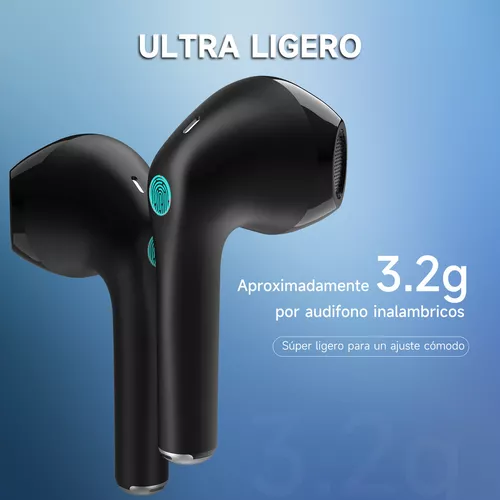 Audífonos Inalámbricos, Audífonos Bluetooth con Microfono Deep Bass Auriculares Bluetooth Con Tipo C Cable 1Hora Aut201 In-ear Earbuds