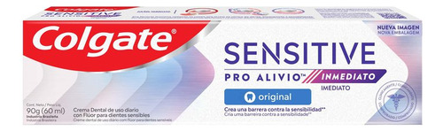 Creme Dental Para Sensibilidade Colgate Sensitive Pro Alívio Imediato Original 90g