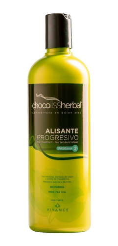 Imagen 1 de 4 de Alisante Progresivo Chocoliss Herbal 50 - mL a $324