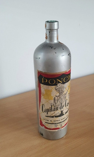 Botella Decorativa - Ponche Capitan De Castilla (Usado)