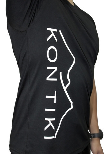 Playera Hombre Aventura Ciudad Manga Corta Kon Tiki Late-bk