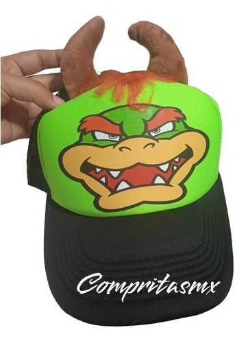 Gorra Mario Bros Browser Con Orejitas Video Juego Niños