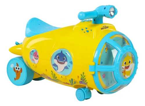 Carrito Montable Correpasillos Baby Shark Submarino Ride On