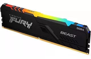 MEMORIA RAM DDR4 16GB 3200MHZ KINGSTON FURY BEAST RGB