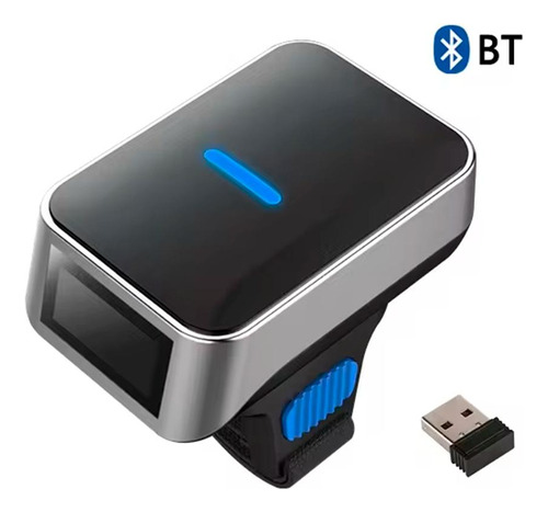 Leitor Código De Barras Dedo Comercial Logística 1d 2d Usb