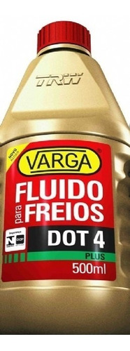 Oleo (fluido) Freio Dot 4 Varga 500ml Cor Vermelha
