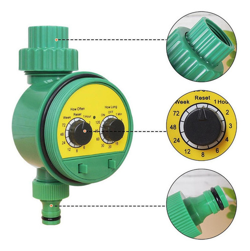 Temporizador De Riego Automático Con Múltiples Programas