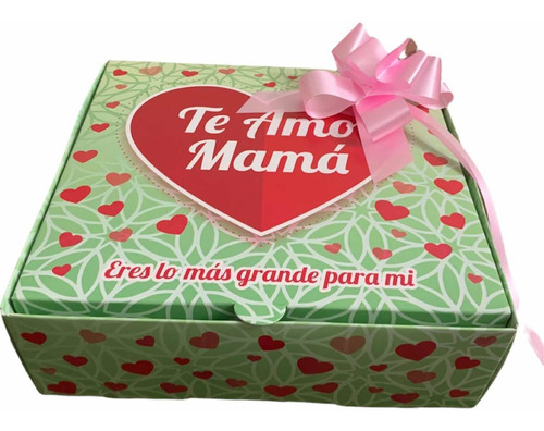 Caja De Regalo Día De La Madre - Mama. Dulces Y Bebida 1 