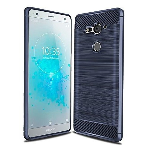 Funda Para Sony Xperia Xz2 Compact Funda, Carbon Fiber Shock