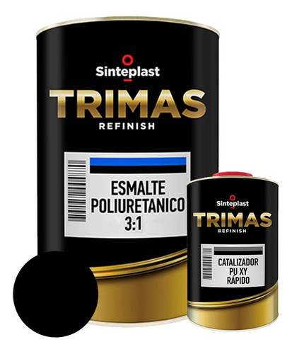 Esmalte Poliuretanico 0,75l 3:1+catalizador 0,25l Trimas Mm