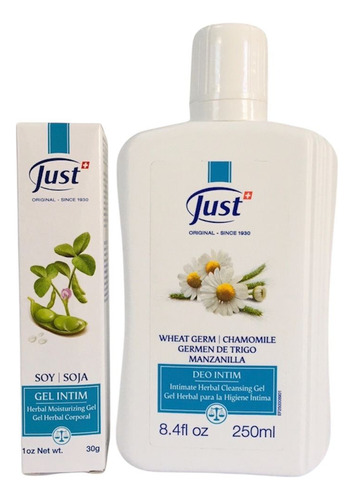 Just Jabón Intimo Deo Intim 250ml + Gel Intim 30g