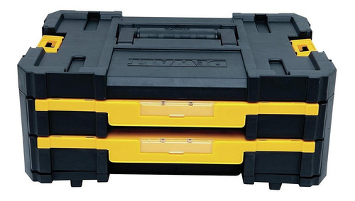 Imagen 2 de 3 de Caja de herramientas DeWalt DWST17804 de plástico 31cm x 41.2cm x 16.1cm negro y amarillo