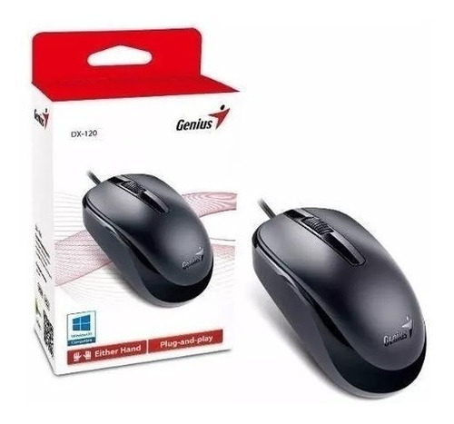 Mouse Optico Usb Negro Genius Dx-120