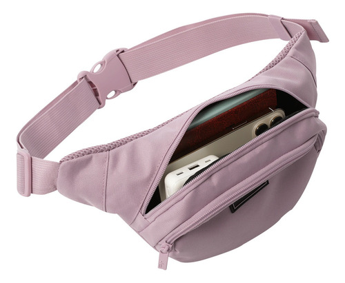 Totto Cangurera Con Doble Bolsillo Pompetto Rosa Claro Lisa