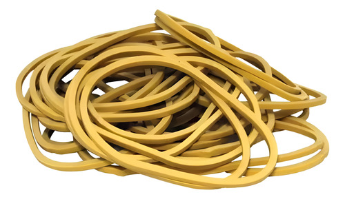Kit Com 6pct Elástico Amarelo Standard 8,5cm 120uni