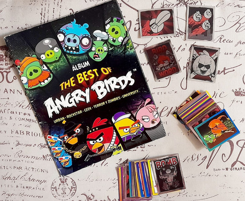 .- Album Angry Birds The Best Incompleto A Pegar