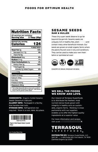 Semillas De Sésamo 500g Calidad Premium