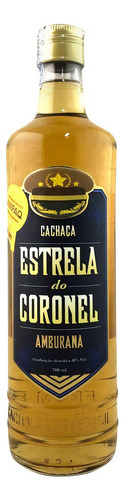 Cachaça Estrela Do Coronel Amburana 700ml