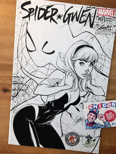 Comic - Spider-gwen #2 Sketch Var Scott Campbell Stan Lee