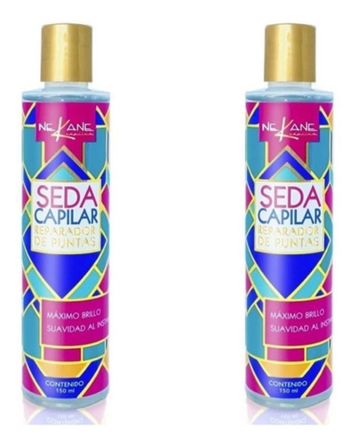 2 Pzas Nekane Seda Capilar Reparador Puntas 150 Ml