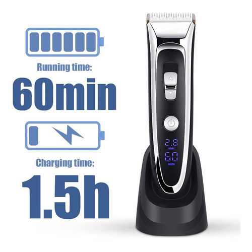 Clipper De Pelo 12 En 1 Eléctrico Led Cortadora De Pelo Pein