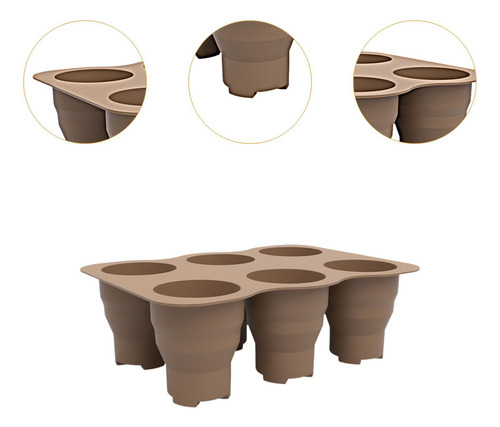 Bandeja De Plántulas Flower Pot Professional, Marrón