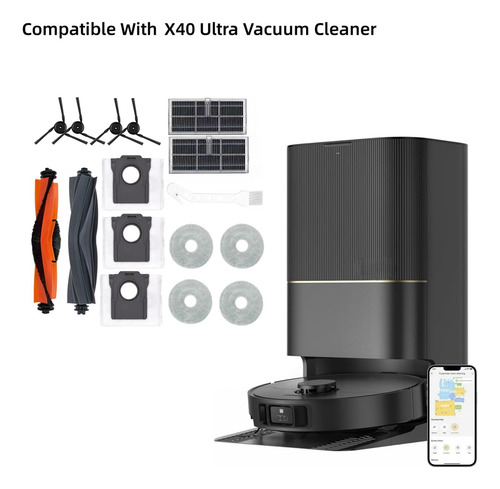 Accesorios Para X40 Ultra Robotic Vacuum Roller-fs