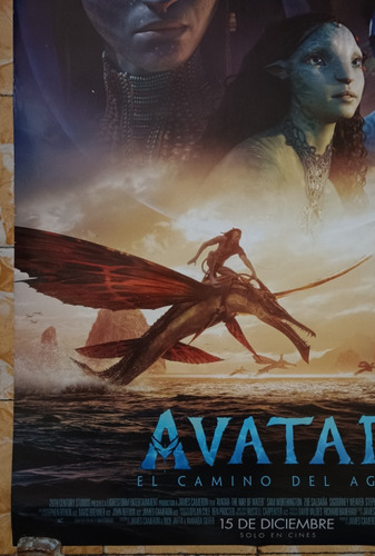 Póster Original Cine Avatar 2 (Usado)