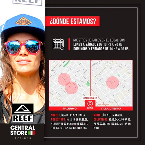 Central Store Anteojos De Sol Reef Stomper