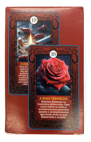 Baralho Tarot Dona Sete Encruzilhadas 36 Cartas Explicativas