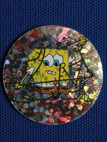 Tazos Prismatic Bob Esponja Navidad #120 2007