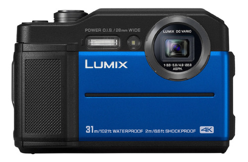 Panasonic Lumix TS7 DC-TS7 compacta color  azul 