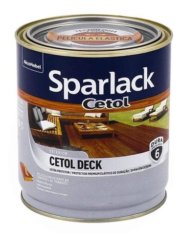 Verniz Cetol Deck Semi-brilho Natural 900ml Sparlack