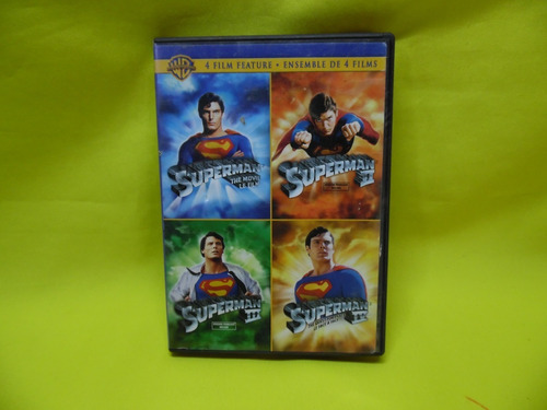  Pelicula Dvd Superman 1 2 3 Y 4 