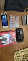 Comprar Nintendo Switch Oled 64gb  Mario Kart 8 Deluxe Blanco Y Ctr