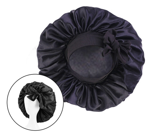 - Gorro De Dormir De Noche De Satén De Seda Para Mujer