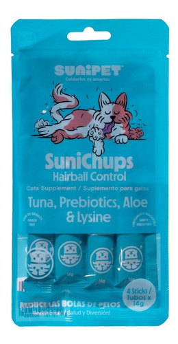 Sunichups Hairball Control Bolas Gato Suni Pet / Boxcatchile