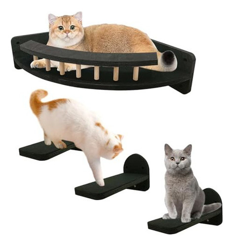 Kathson Cama De Pared Para Gatos, Estantes De Pared De Mader